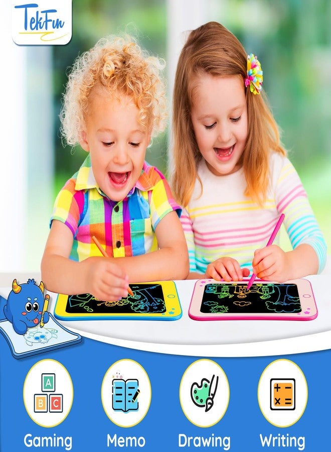 TEKFUN LCD Writing Tablet for Kids, Toddler Girl Toys, Doodle Board Drawing Tablet, Easter Gifts for Kids, Birthday Gift for 3-8 Years Old Girl (8.5 Inch Pink) - Image 3